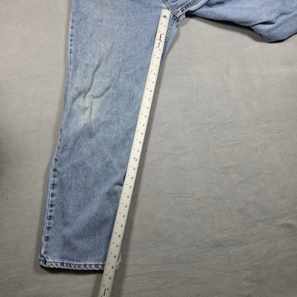 Levi's Jeans Mens W36 L30 Blue Straight Leg Regular‎ Fit 505 Light Wash